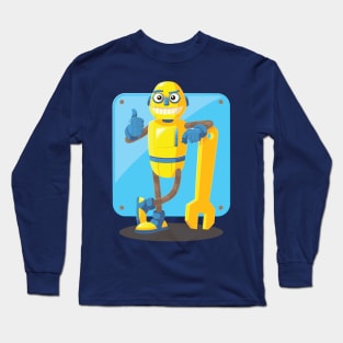 Mechanic Robot Long Sleeve T-Shirt